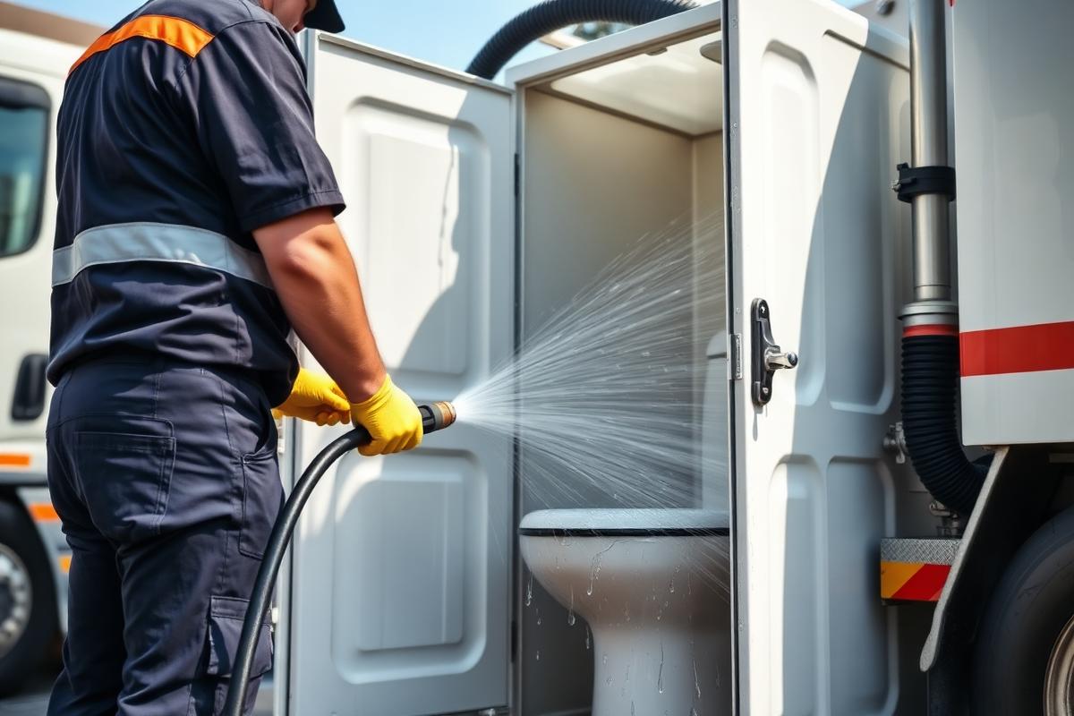 Portable Toilet Cleaning & Servicing